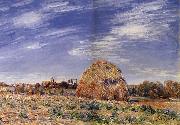 Meule sur les bords du Loing Alfred Sisley